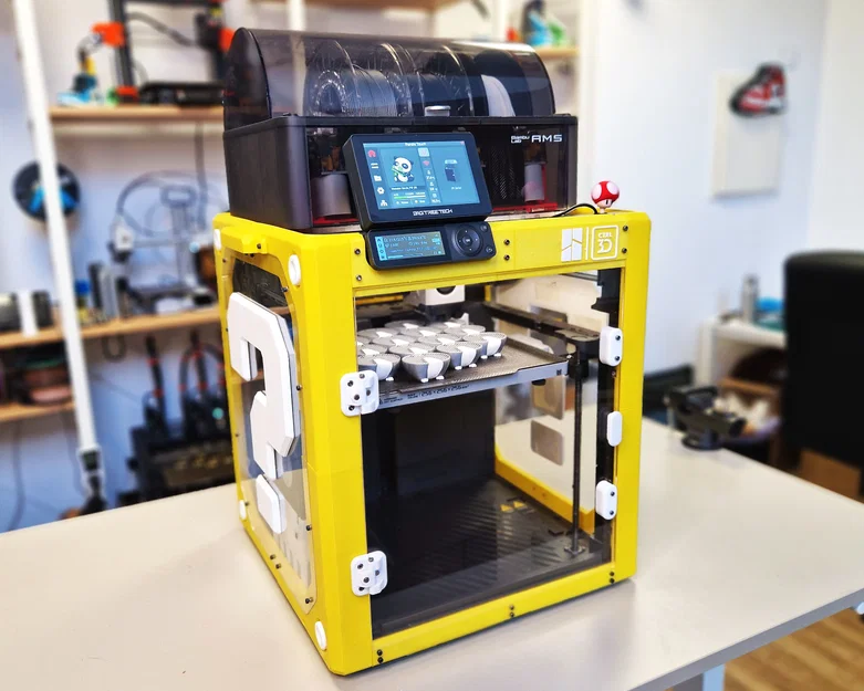 Bambu Lab P1P Mod vỏ khối Super Mario 2.0 (Carcasa) - Image 1