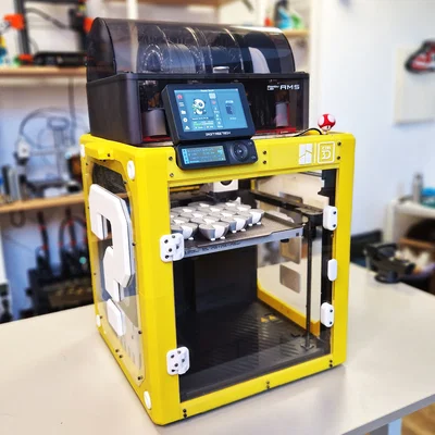 Bambu Lab P1P Mod vỏ khối Super Mario 2.0 (Carcasa)