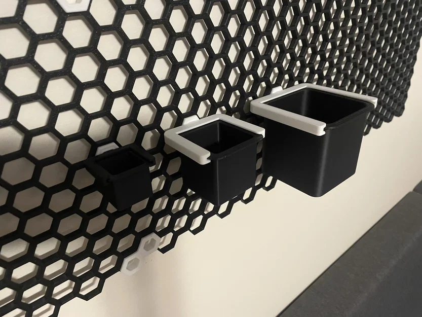 HSW Buckets/Boxes tháo rời (vuông) | Honeycomb Storage Wall - Image 2