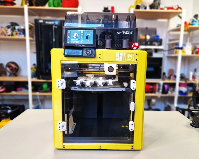 Bambu Lab P1P Mod vỏ khối Super Mario 2.0 (Carcasa) - Image 5