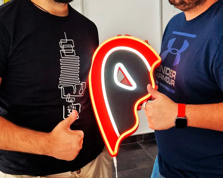 Deadpool & Wolverine Neon – Bảng Neon LED In 3D - Image 3