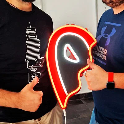 Deadpool & Wolverine Neon – Bảng Neon LED In 3D