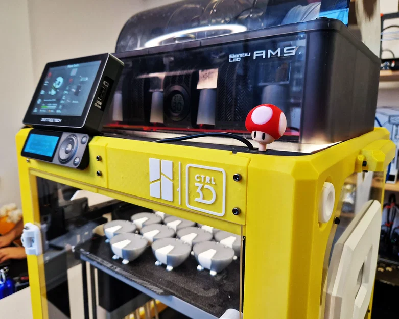 Bambu Lab P1P Mod vỏ khối Super Mario 2.0 (Carcasa) - Image 7