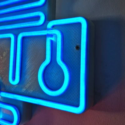 Neon Logo Control 3D