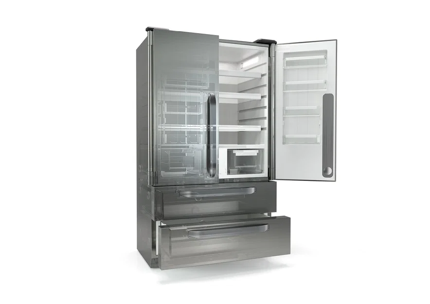 Tủ Lạnh Mini (Miniature Fridge) tỉ lệ 1:7 kiểu side-by-side - Image 4