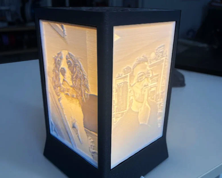 Đèn Litophane (Lámpara para Litofanías / Litophane Lamp) - Image 2