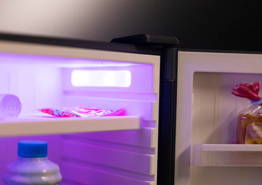 Tủ Lạnh Mini (Miniature Fridge) tỉ lệ 1:7 kiểu side-by-side - Image 12