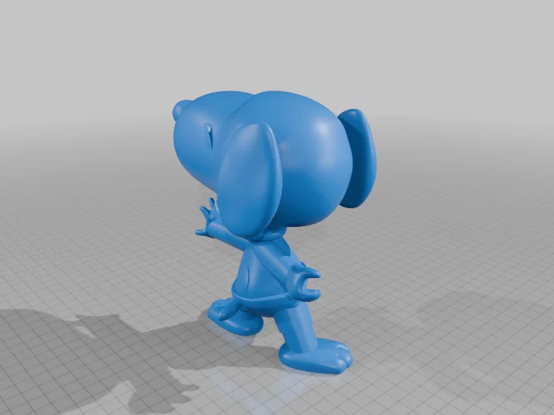 Mô hình 3D chú chó Snoopy lướt sóng cực chất - Snoopy Surfing - Image 2