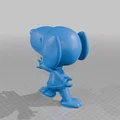 Mô hình 3D chú chó Snoopy lướt sóng cực chất - Snoopy Surfing - Thumbnail 2