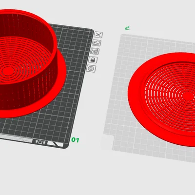 Hộp đựng hạt hút ẩm cho cuộn nhựa 3D có ren vặn tiện lợi