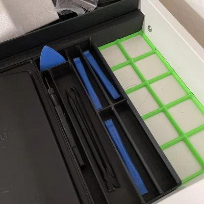 Khay 3D Gridfinity đựng dụng cụ mở thiết bị iFixit siêu gọn