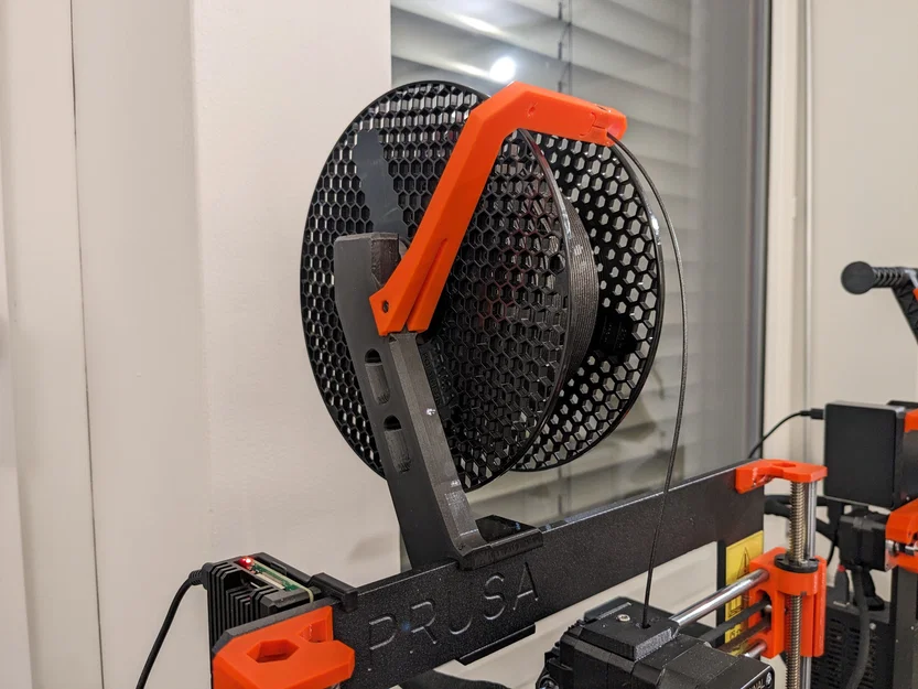 Thanh đỡ Filler Spool Holder cho Prusa MK3, MK3S, MK3S+, MK4 tương thích với Filament Guide - Image 1