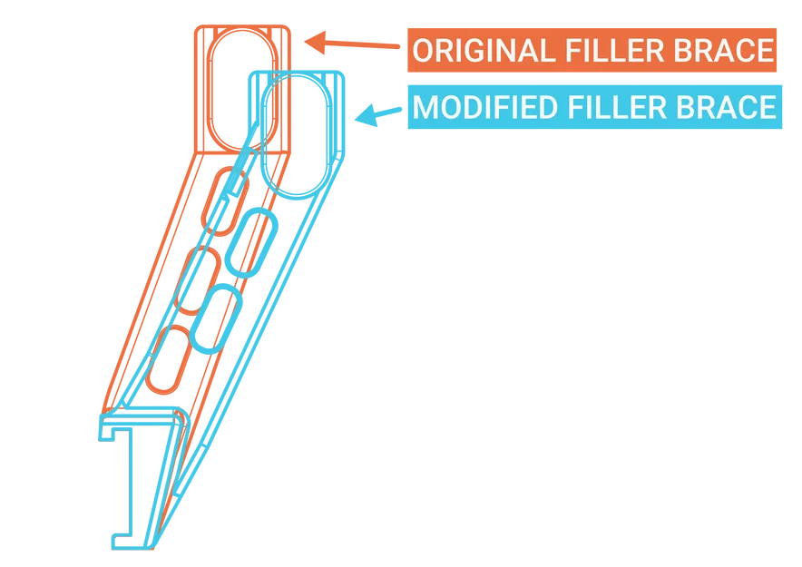 Thanh đỡ Filler Spool Holder cho Prusa MK3, MK3S, MK3S+, MK4 tương thích với Filament Guide - Image 3
