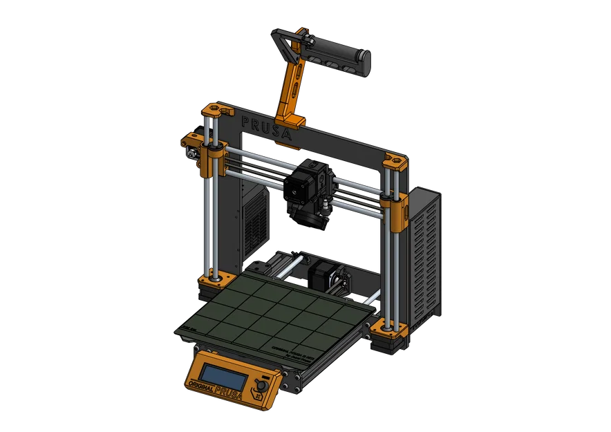 Thanh đỡ Filler Spool Holder cho Prusa MK3, MK3S, MK3S+, MK4 tương thích với Filament Guide - Image 4