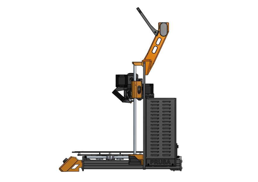 Thanh đỡ Filler Spool Holder cho Prusa MK3, MK3S, MK3S+, MK4 tương thích với Filament Guide - Image 6