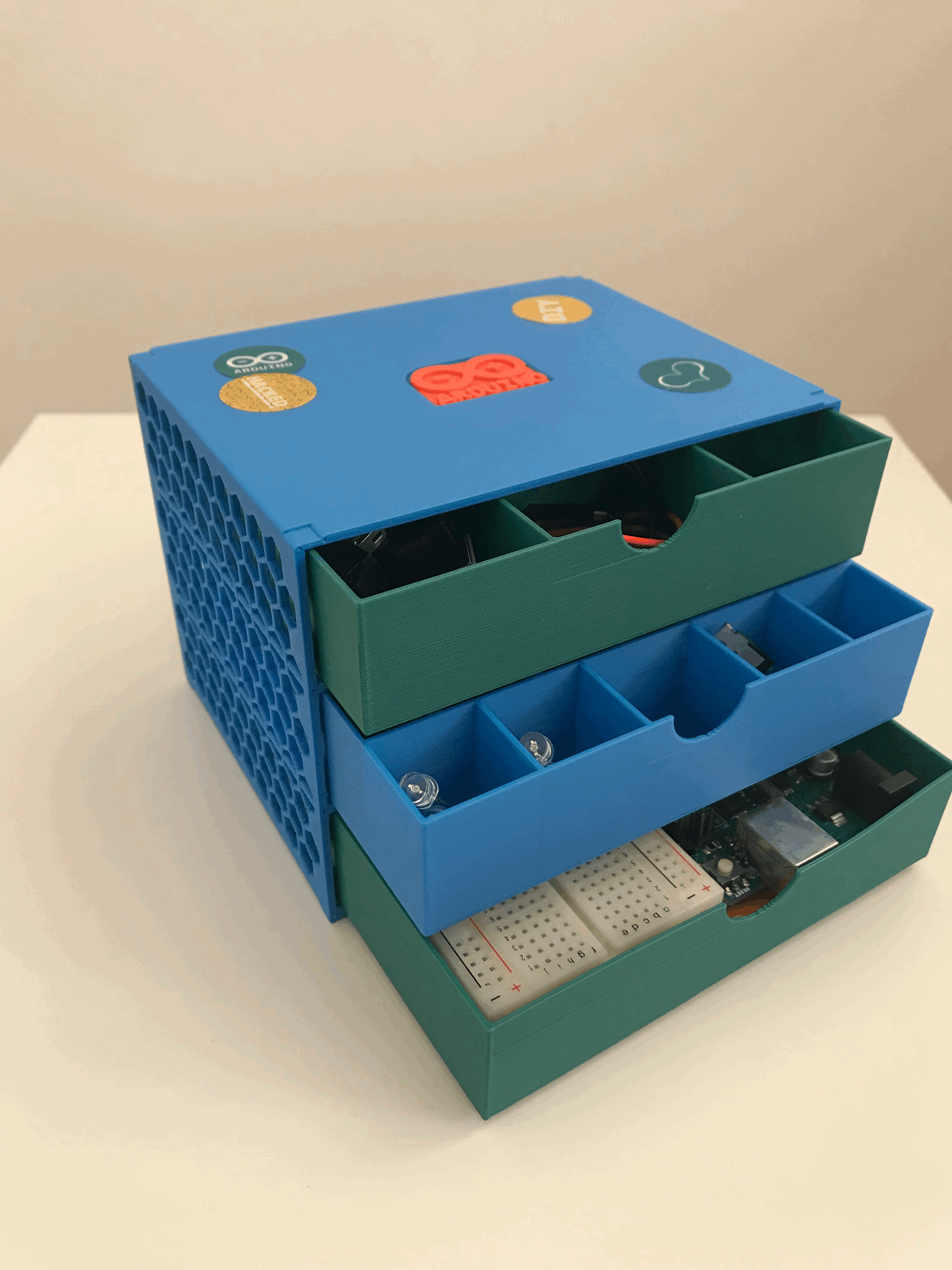 Hộp đựng linh kiện Arduino Stackable Drawer in 3D đa năng - Image 1