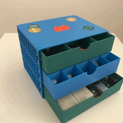 Hộp đựng linh kiện Arduino Stackable Drawer in 3D đa năng