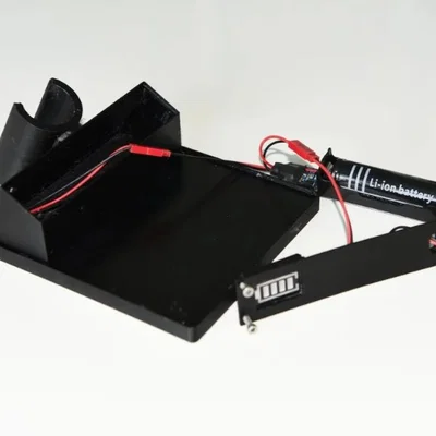 Ngàm gắn cột cho solar panel & hộp bảo vệ mạch điện