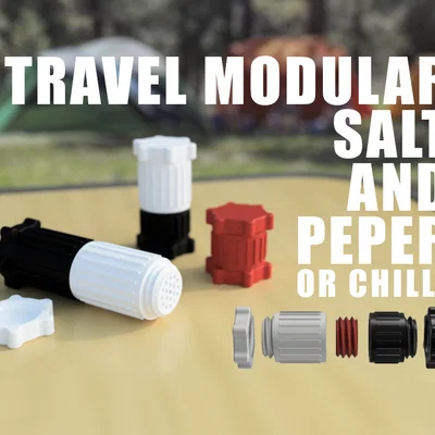 Bộ Hũ Muối & Tiêu Du Lịch Modular (Travel Modular Salt and Peper)