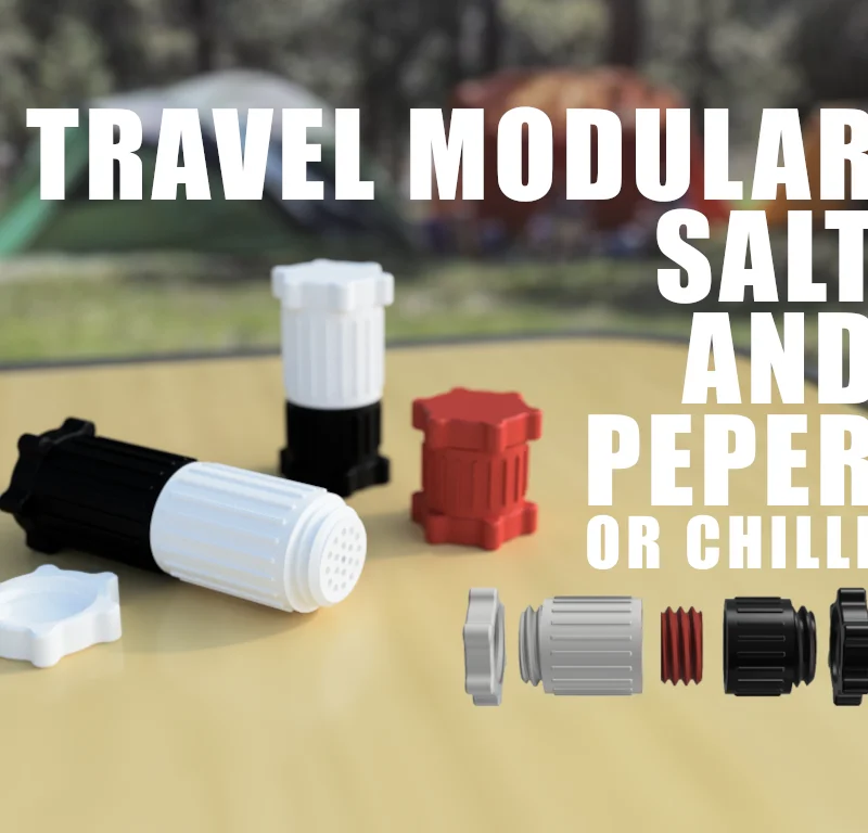 Bộ Hũ Muối & Tiêu Du Lịch Modular (Travel Modular Salt and Peper)