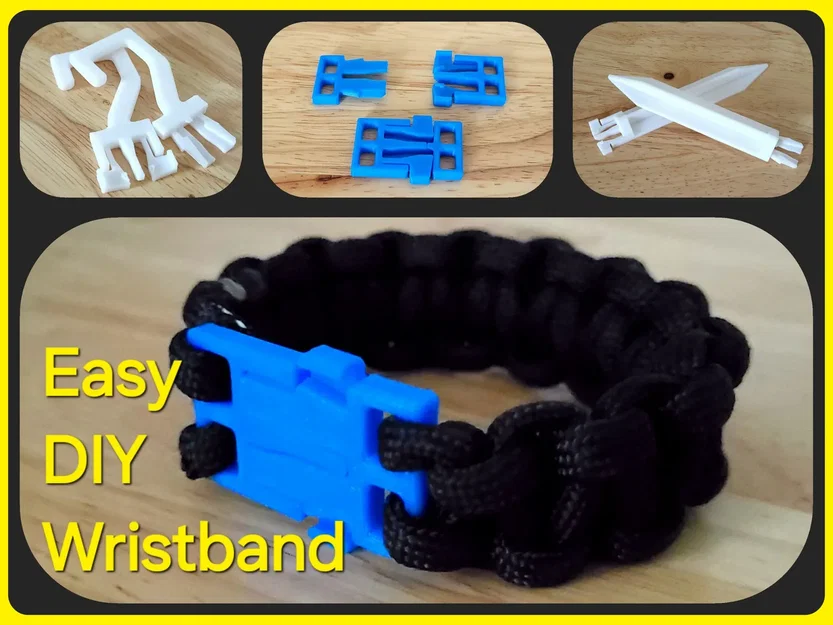 Bộ Kit Khóa Bấm Paracord Đơn Giản (Simple Paracord Snap-Buckle Kit) - Image 1