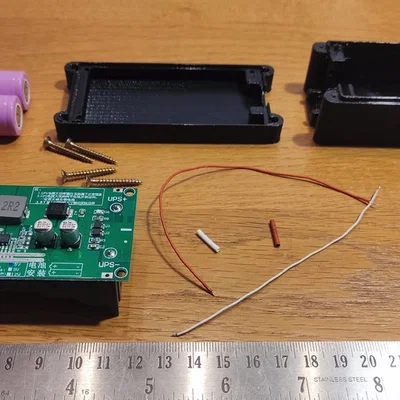 UPS 5V dùng module LX-2BUPS (USB Type-C)