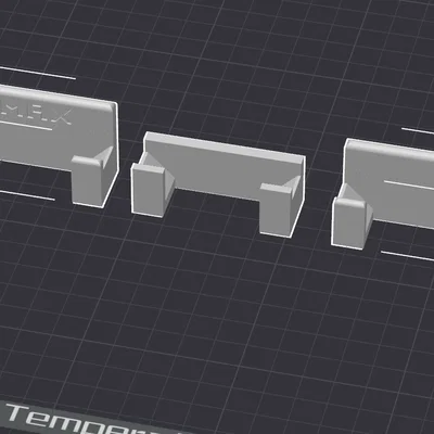 Giá treo dao cạo cho lỗ IKEA & khác, tuỳ biến tên (Razor Holder)