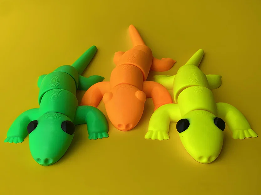 Thằn Lằn Articulated (Flexi) Dễ Thương - Đồ Chơi Animal Toy In-Place - Image 1