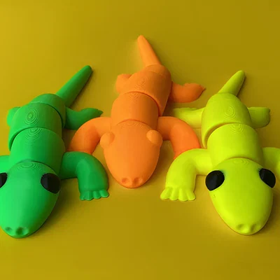 Thằn Lằn Articulated (Flexi) Dễ Thương - Đồ Chơi Animal Toy In-Place