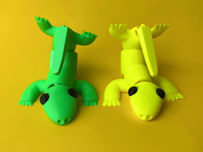 Thằn Lằn Articulated (Flexi) Dễ Thương - Đồ Chơi Animal Toy In-Place - Image 2