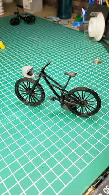 Mô hình 3D Mountain Bike (Xe đạp leo núi) – tối ưu profile .12 mm Carbon X1 - Image 1