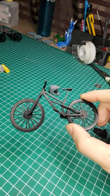Mô hình 3D Mountain Bike (Xe đạp leo núi) – tối ưu profile .12 mm Carbon X1 - Image 2