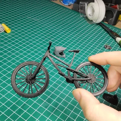 Mô hình 3D Mountain Bike (Xe đạp leo núi) – tối ưu profile .12 mm Carbon X1