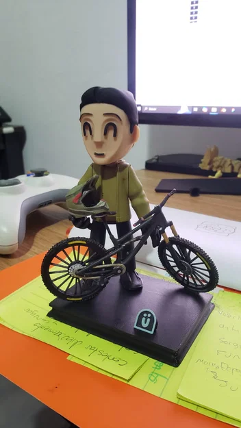 Mô hình 3D Mountain Bike (Xe đạp leo núi) – tối ưu profile .12 mm Carbon X1 - Image 3