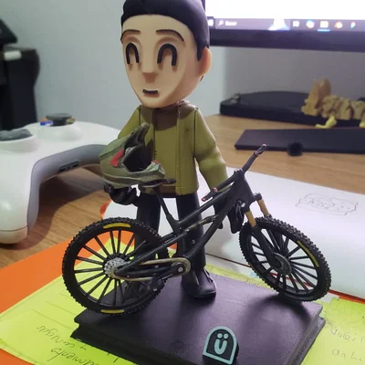 Mô hình 3D Mountain Bike (Xe đạp leo núi) – tối ưu profile .12 mm Carbon X1
