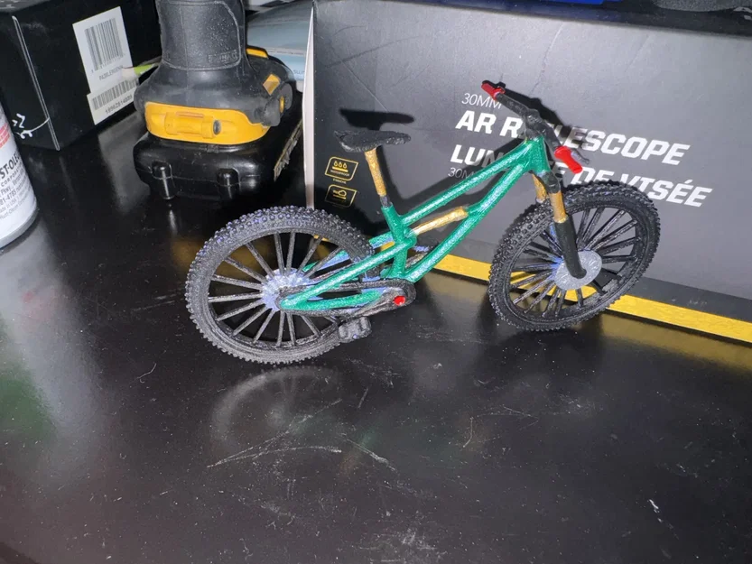 Mô hình 3D Mountain Bike (Xe đạp leo núi) – tối ưu profile .12 mm Carbon X1 - Image 4