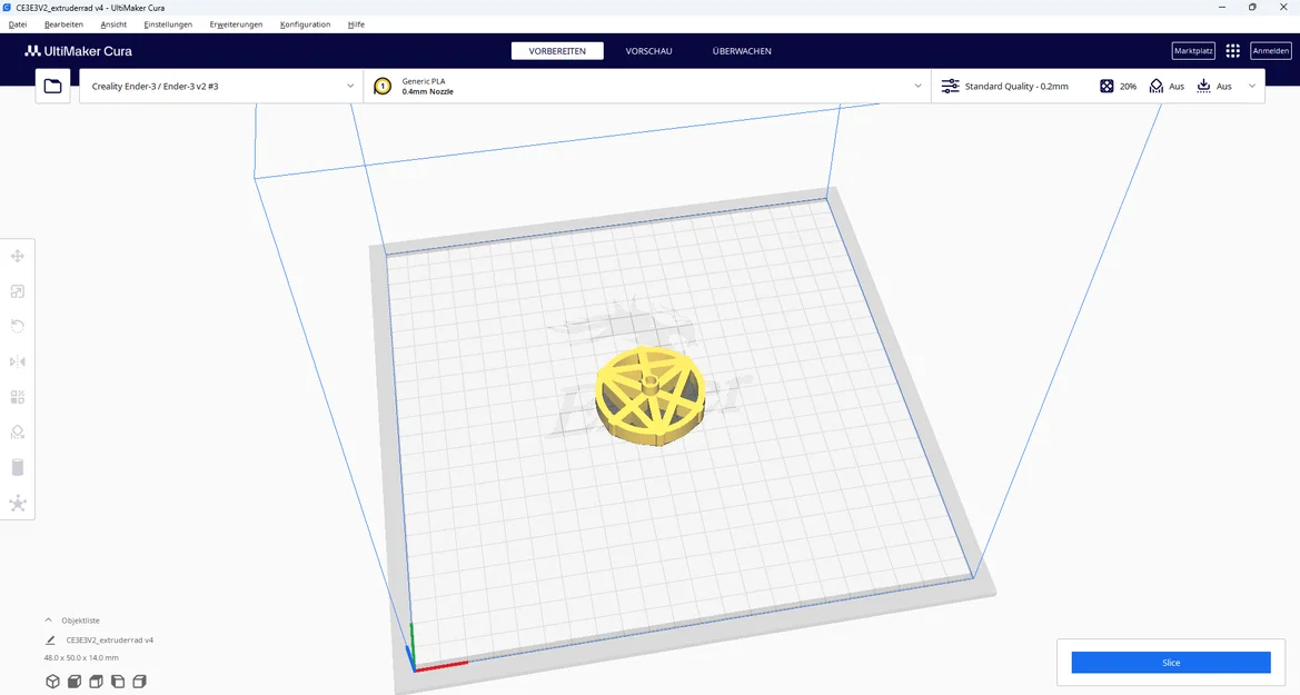 Núm vặn xoay trợ lực cho bộ đùn máy in 3D Ender 3 V2 - Image 5