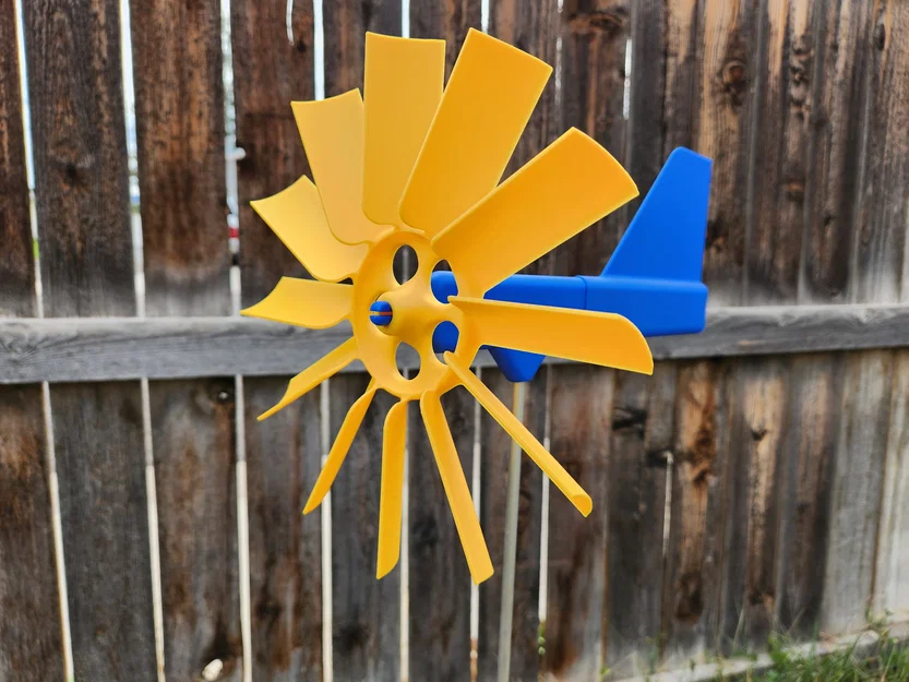 Chong Chóng Gió Windmill Dễ In Dễ Lắp (Wind Spinner) - Image 1