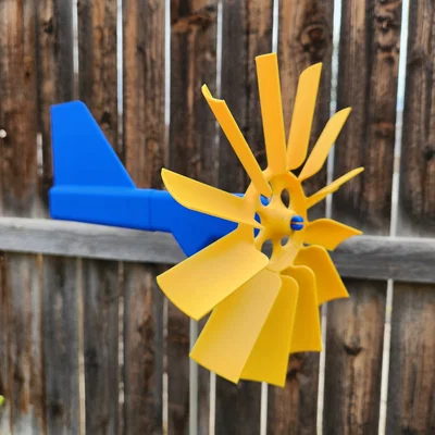 Chong Chóng Gió Windmill Dễ In Dễ Lắp (Wind Spinner)