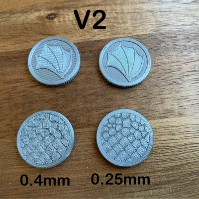 Wyrmspan Weighted Coins – Coin nâng cấp có nhét đồng xu cho Wyrmspan