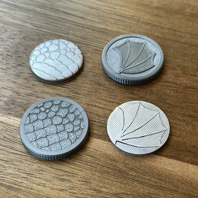Wyrmspan Weighted Coins – Coin nâng cấp có nhét đồng xu cho Wyrmspan
