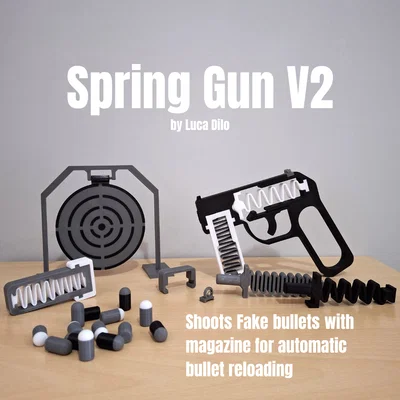 Spring Gun V2 - Bắn đạn giả với magazine
