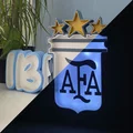 Mẫu in 3D đèn trang trí biểu tượng đội tuyển Argentina (Argentina Lamp) - Thumbnail 2