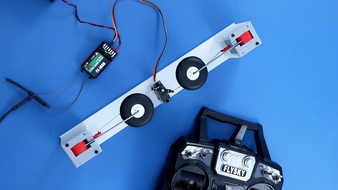 Càng đáp gập (Folding Landing Gear) cho máy bay RC (Retract) - Image 3