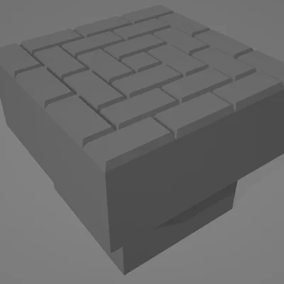 Mô hình sàn gạch DragonBlock 35x35mm cho sa bàn và hầm ngục 3D