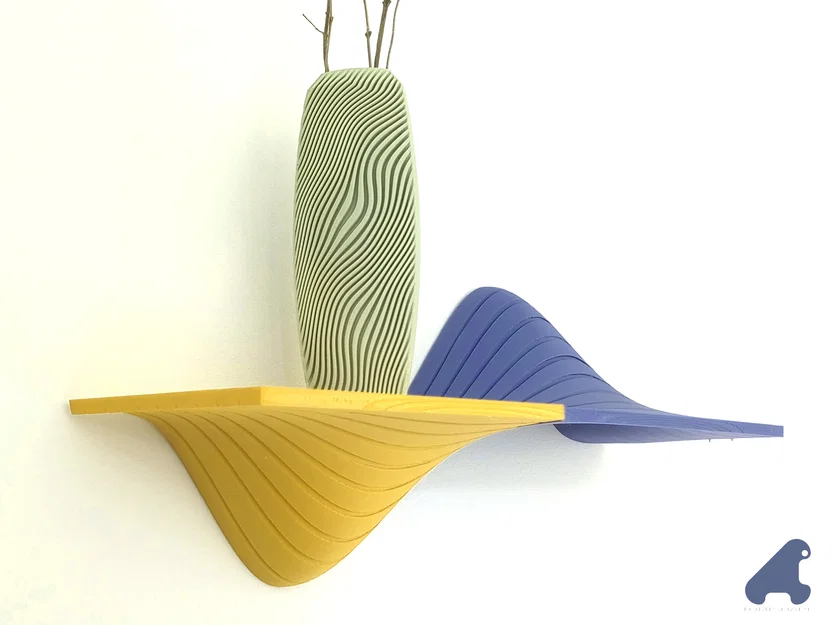 Kệ treo tường Gravity and the Opposite - Thiết kế nghệ thuật độc đáo - Image 1