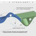 Kệ treo tường Gravity and the Opposite - Thiết kế nghệ thuật độc đáo - Thumbnail 6