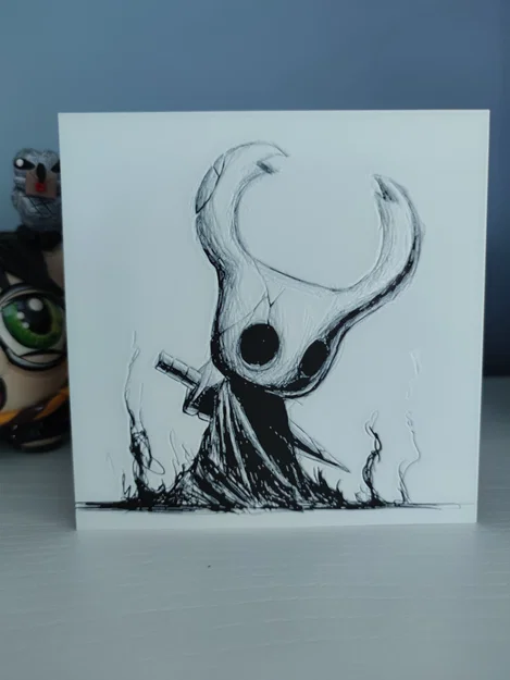 Tranh nổi 3D Hueforge Hollow Knight - Hướng dẫn in chi tiết - Image 1