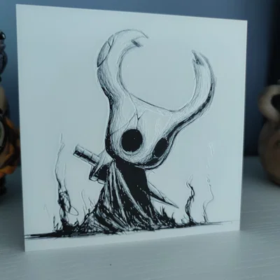 Tranh nổi 3D Hueforge Hollow Knight - Hướng dẫn in chi tiết
