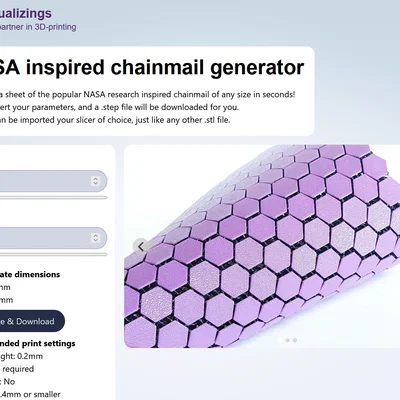 Trình tạo Custom Nasa Chainmail Generator
